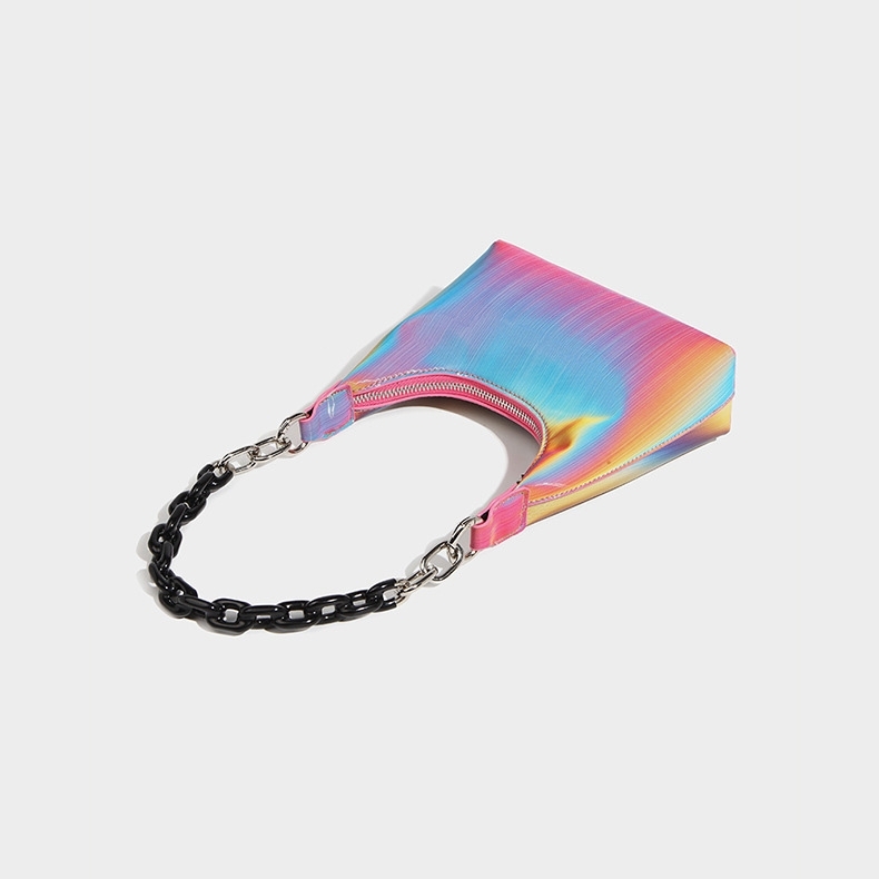 Fashion Rainbow Chain Hobo Bags
