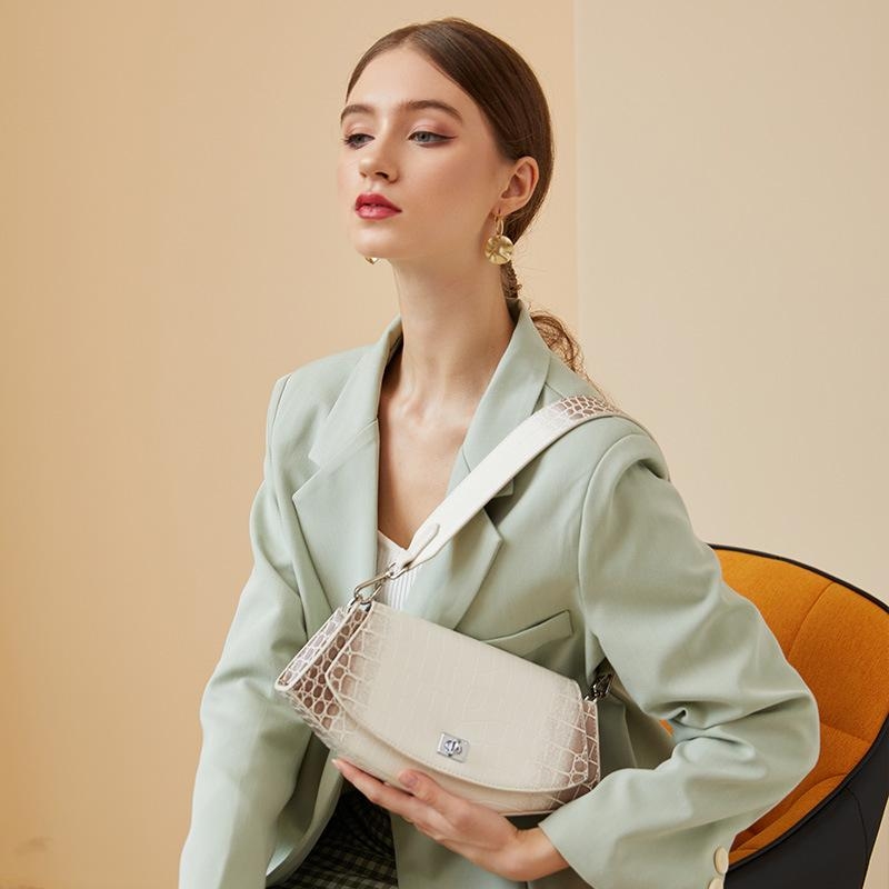 Chanel Gabrielle Embossed Croc mini, Women's Fashion, Bags