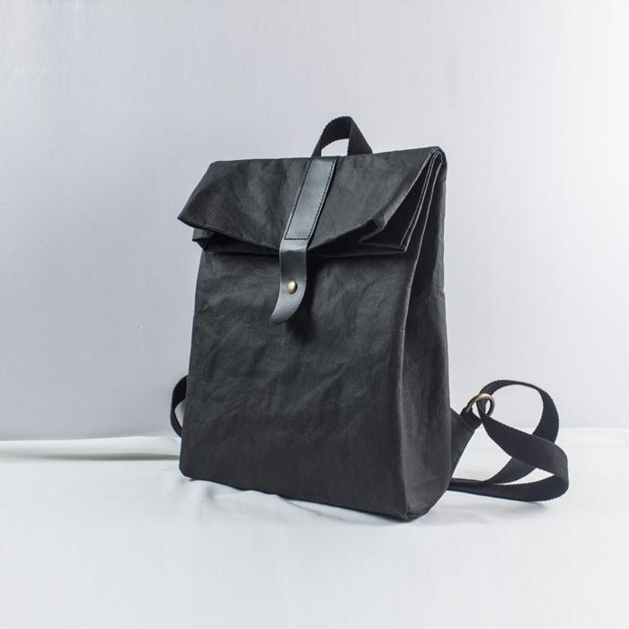 Brown Environment-friendly Paper Backpack Handbags