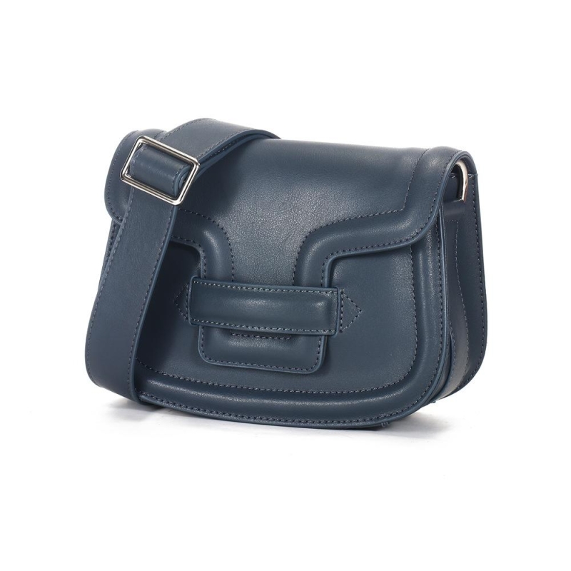 Brown Leather Side Bags Shoulder Saddle Bags | Baginning
