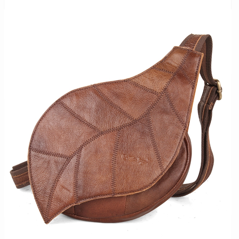 Vintage Leather Saddle Bag - Small