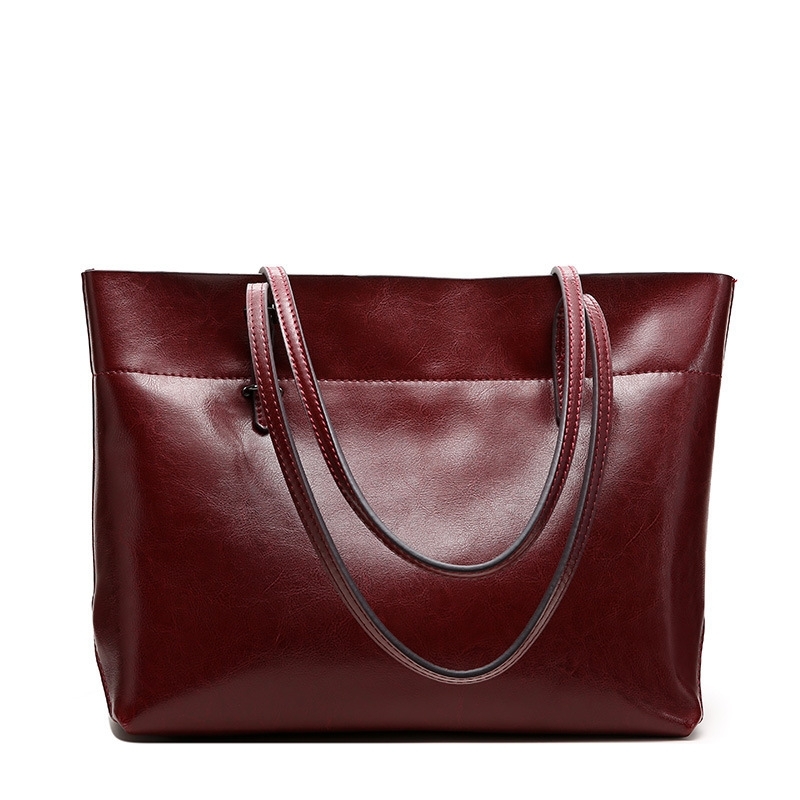 Classic Style Genuine Leather Flap Bag