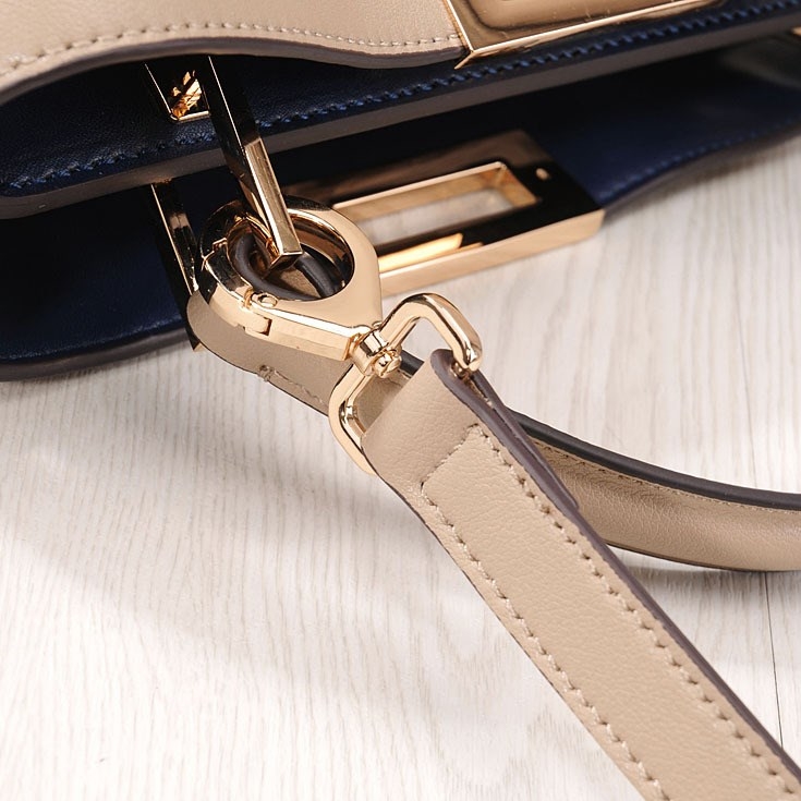 Burgundy Leather Top Handle Large Work Satchel Metal Lock Shoulder Bags