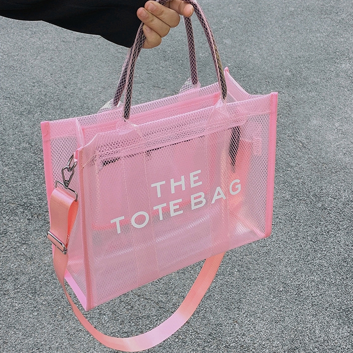 Wide Strap Letter Shoulder Bag Square Crossbody Bags for Women,Pink