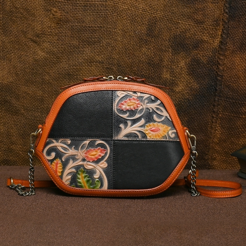 Women's Floral Black Handbags, Bags