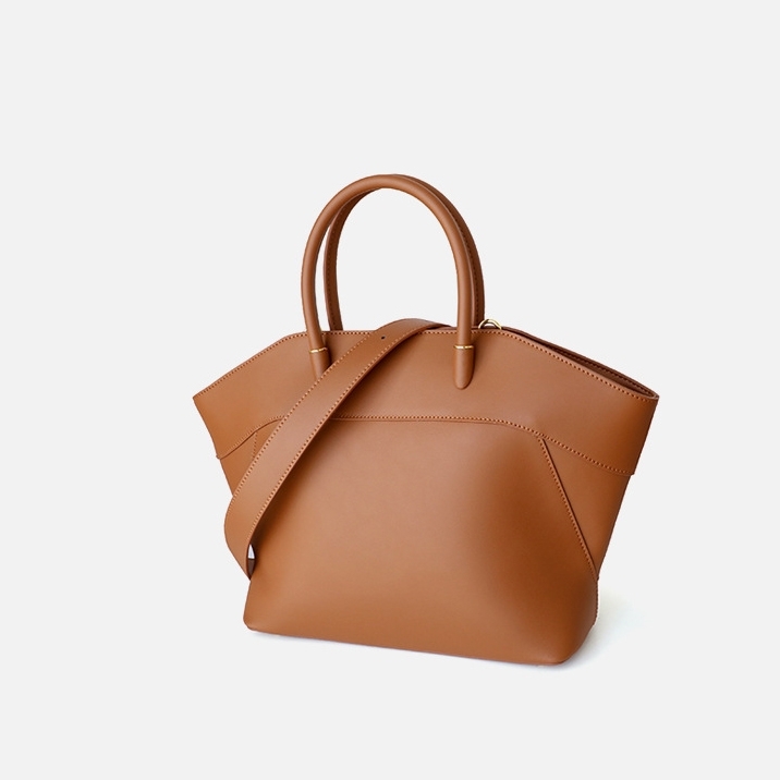 Soft Leather Hobo Tote Bag in Tan brown, Convertible Backpack - Carry Goods  Co – Carry Goods Co.