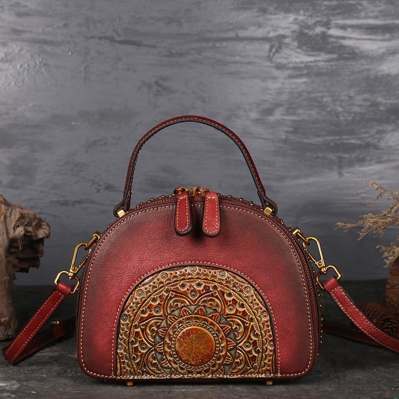Brown Leather Bag Luxury, Vintage Brown Handbag