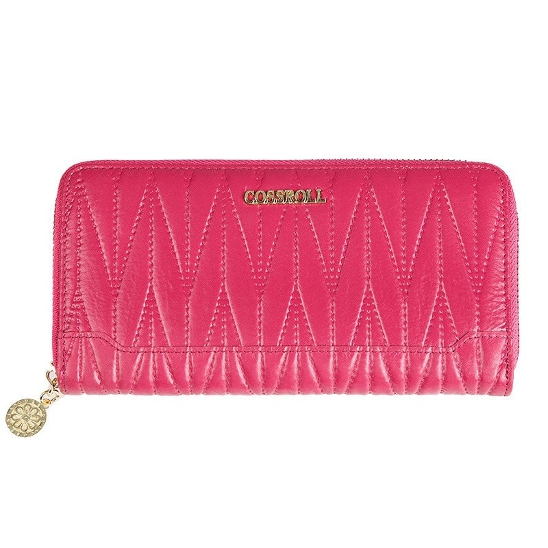 Red Quilted Vegan Fashion Wallet