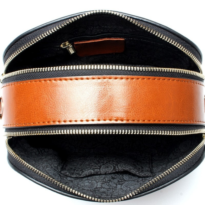 Maroon Cube Genuine Leather Shoulder Bag Crossbody Mini Bags