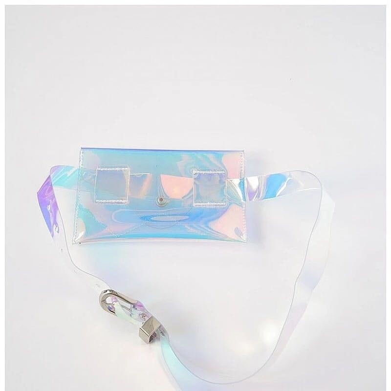 Holographic Belt Bag Clear Women's Fanny Pack Summer Bags