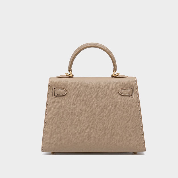 Blush Leather Top Handle Satchel Bag Flap Crossbody Handbags