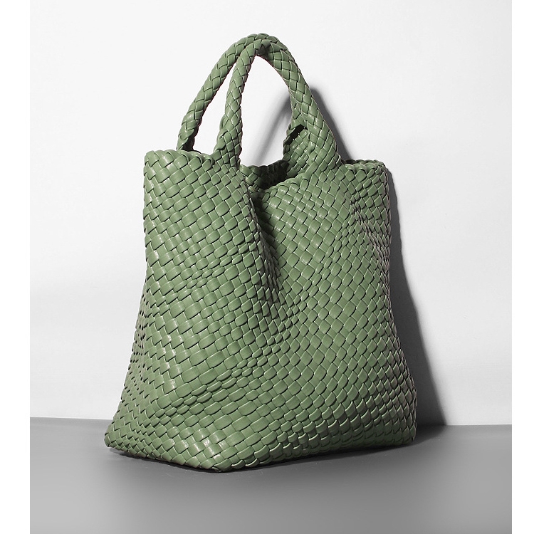 Woven Large leather Bag