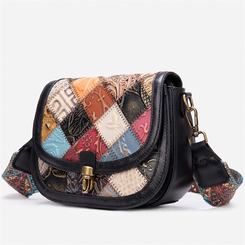 Vintage Pattern Women's Flap Crossbody Bag