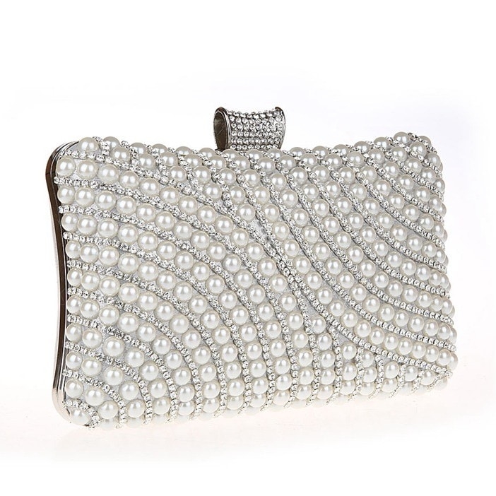 Gold Jeweled Clutch Purse Evening Bags