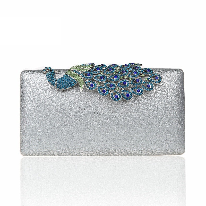 Purse Collection Party Silver Clutch Silver-288 - Price in India | Flipkart .com