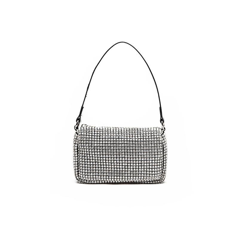 Silver Strass Hotfix Rhinestone Handbags