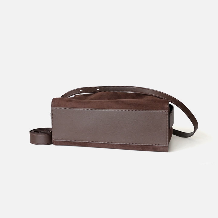 Rose Genuine Leather Handbag | 7x10 Crossbody Bag | SERRV