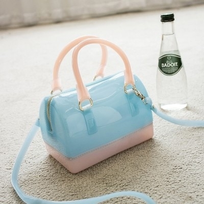 Blue and White Jelly Purse Cute Cross-body Bags