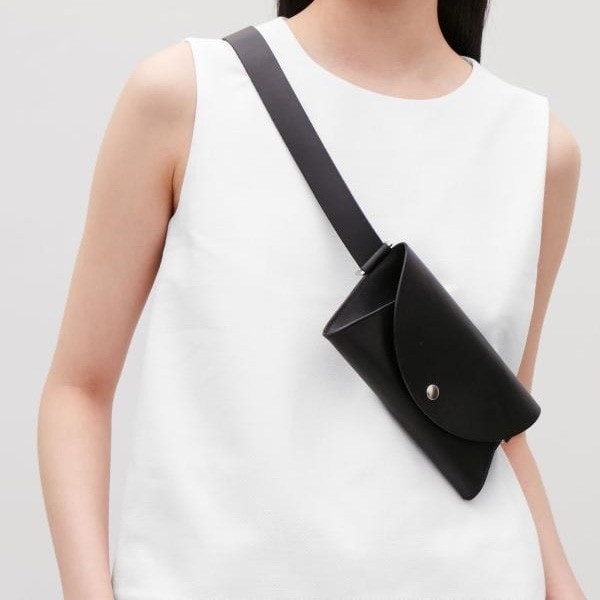 White Cute Purses Envelope Fanny Pack Belt Bag Vintage Breast Bags ...