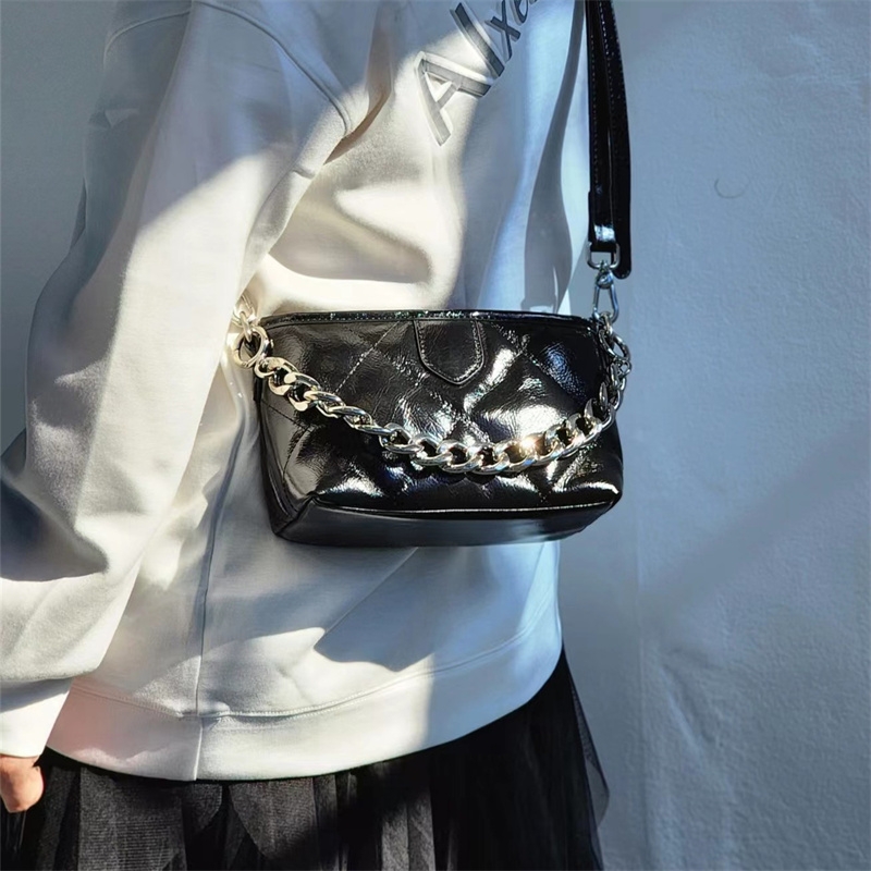 Authentic Chanel Vintage CC Quilted Square Flap Shoulder Bag BLACK STAPLE  PIECE 