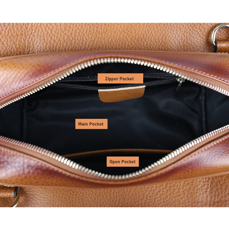 Women's Cow Leather Retro Handbag Satchel Bags