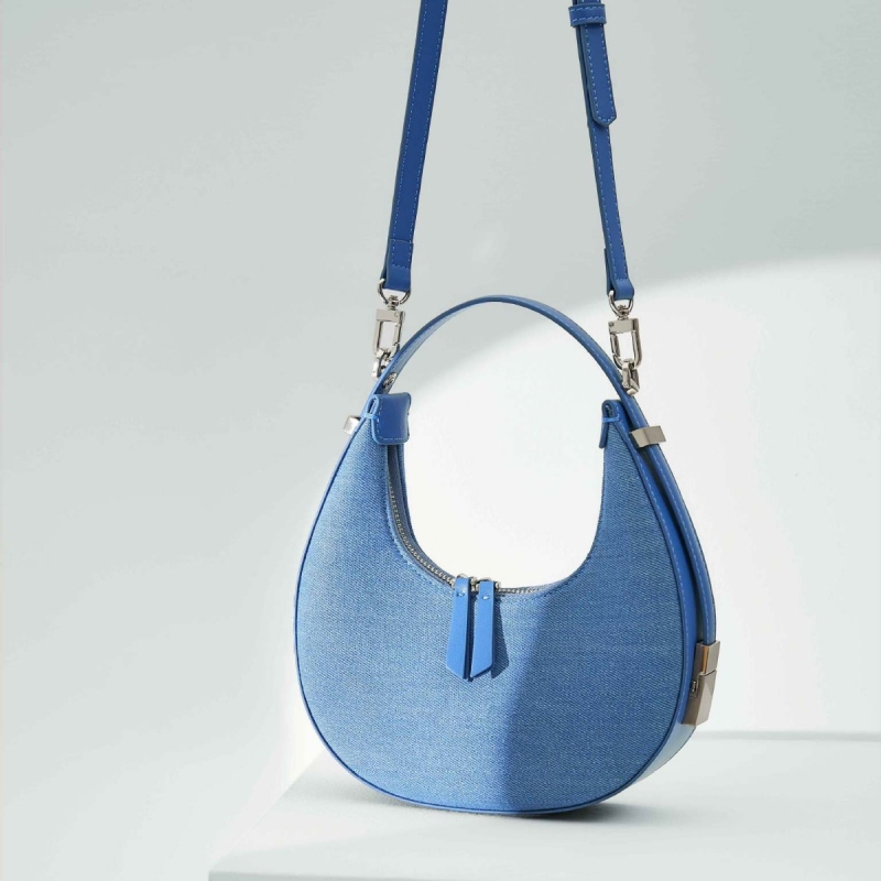 Women's Blue Denim Hobo Bags | Baginning
