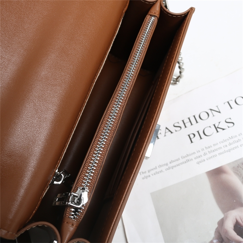 Women's Simple Style Black Leather Flap Handbag