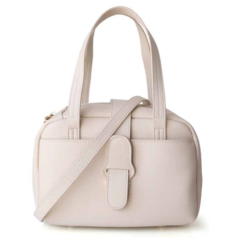 Women's White Leather Doctor Handbags