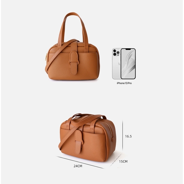 Women's Brown Leather Doctor Handbags