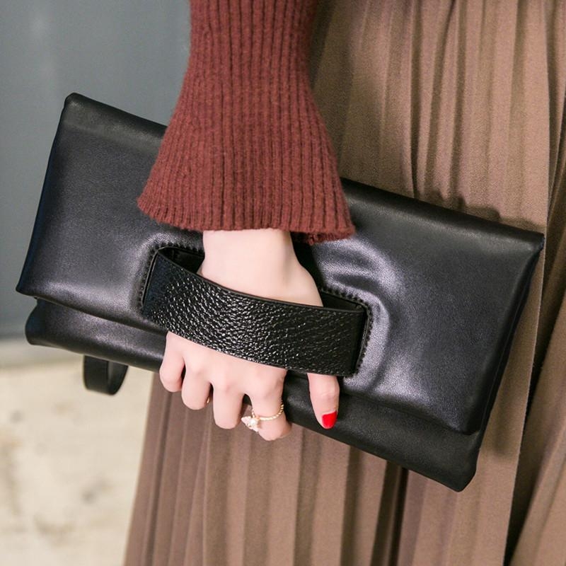 Amaze Evening Handbags Large Envelope Clutch Purse Wrist Strap Shoulder  Messenger PU Leather Bag for Women (Beige) : Amazon.in: Fashion