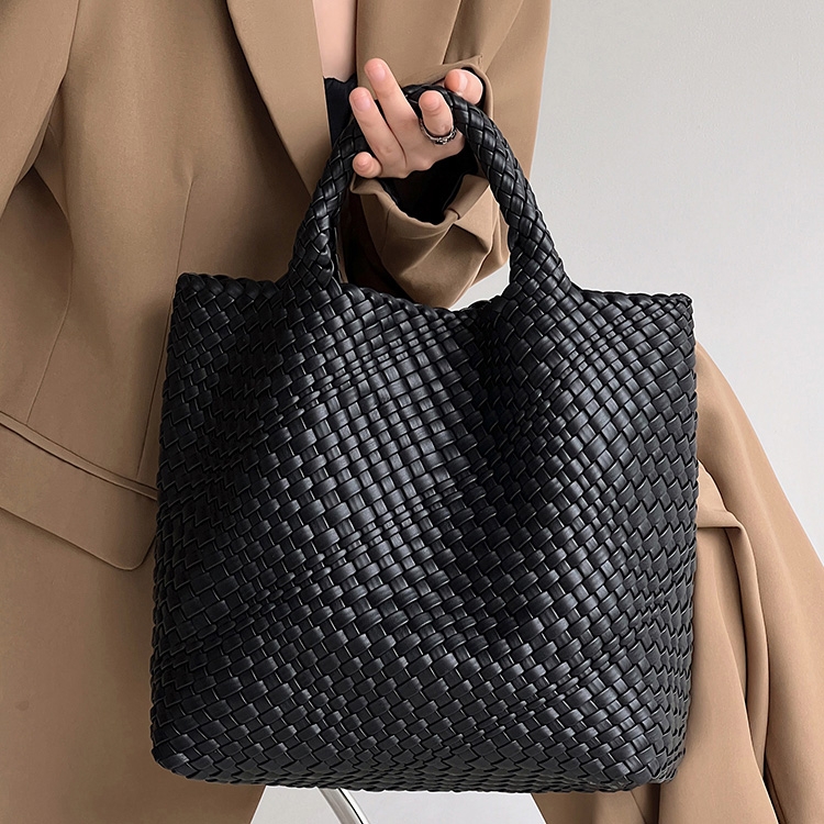 woven leather bags