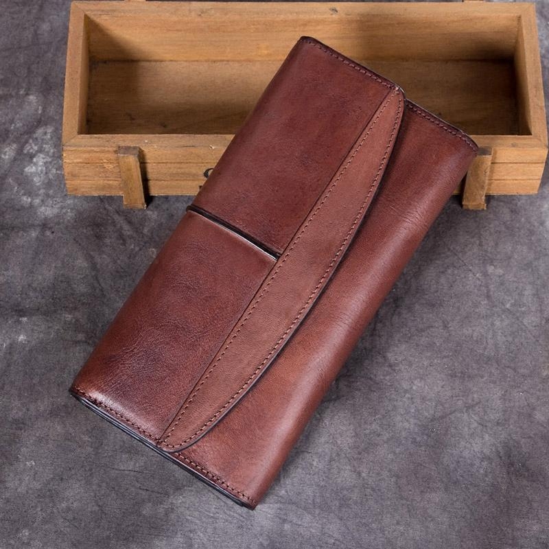 Craft Your Own Leather Bi-Fold Wallet with Our DIY Kit: Authentic Handmade Experience in Every Box Tan