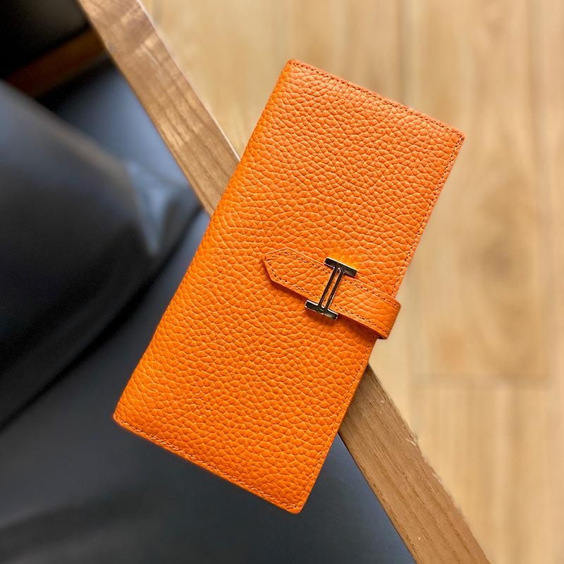 SageBrown Genuine Leather Men's Ultra Slim Suit Wallet
