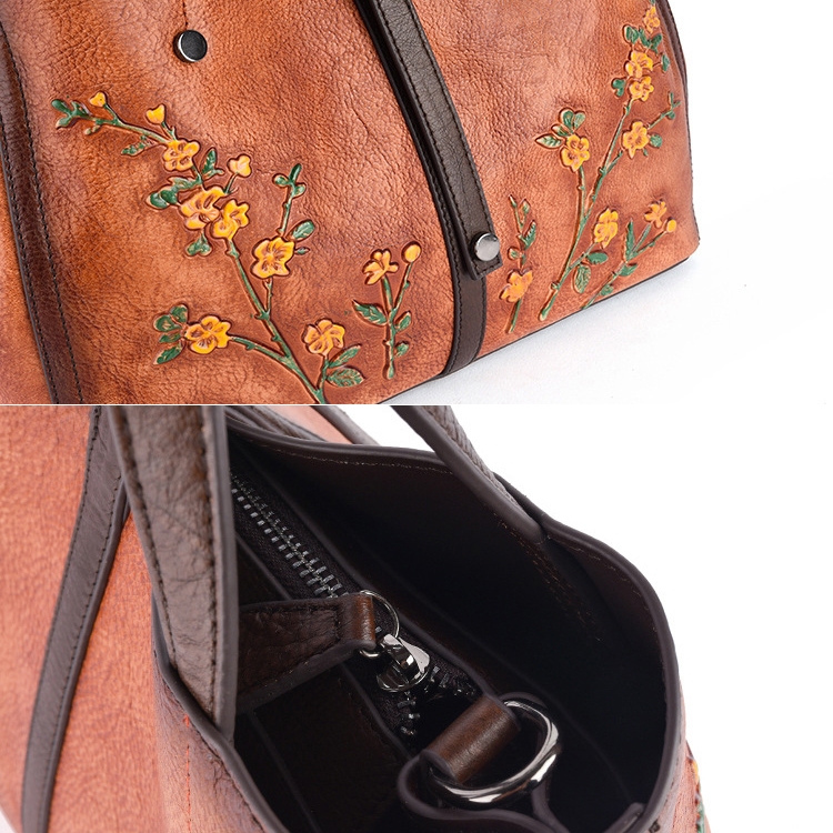 Autumn Oak Fox Moon Leather Bag | Leather bag, Bags, Leather