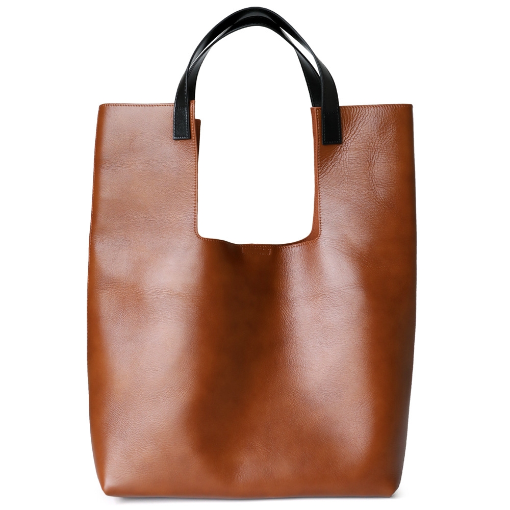 Brown Shoulder Bag Handbag,shopper Vegan Leather Boho Bag,brown Leather  Purse,big Tote Bag,water Resistant,faux Leather,minimalistic Women - Etsy