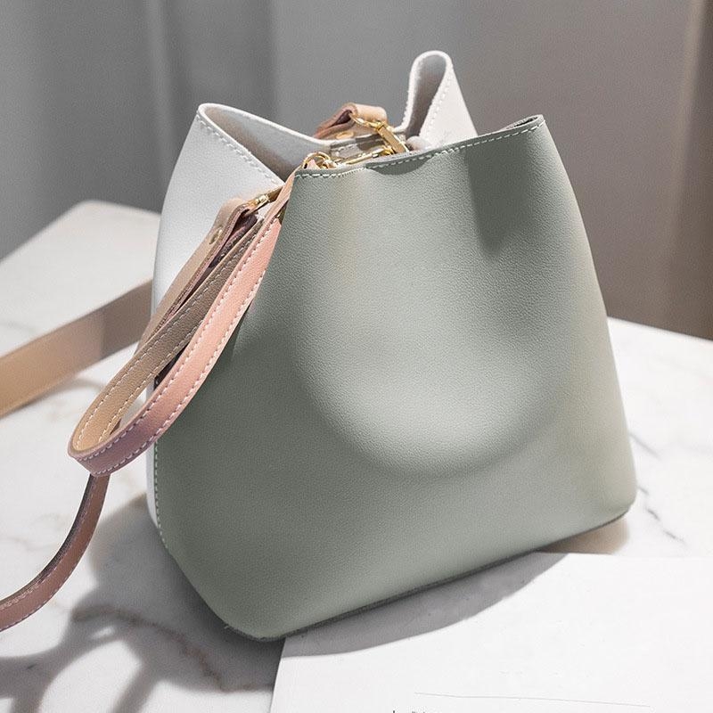 Tinberon Vegetable Tanned Leather Bag Strap For Bucket Bag