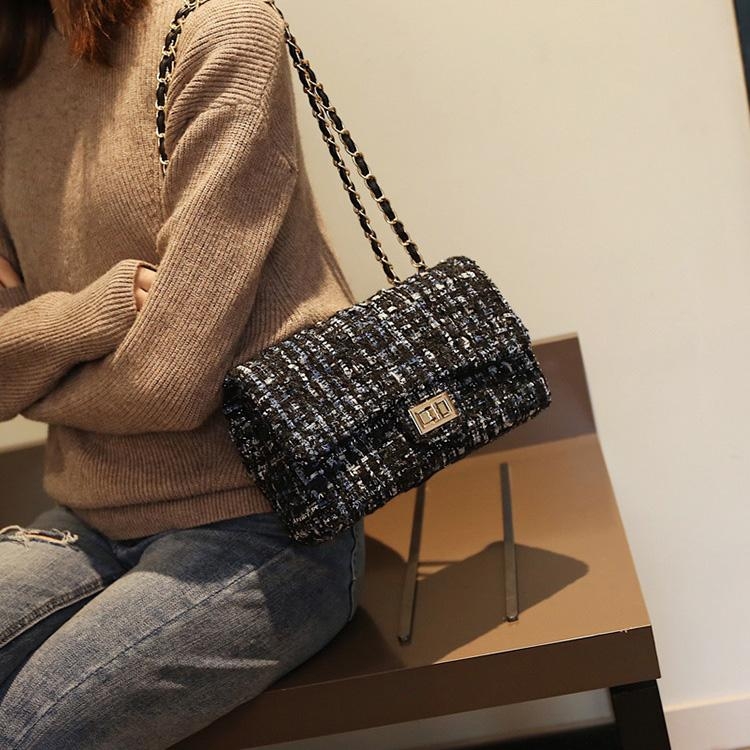Spring Fashion  Street style bags, Tweed bag outfit, Chanel tweed bag