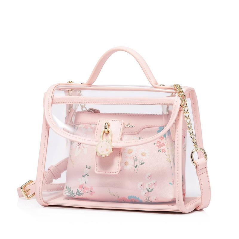 PINK Clear Crossbody Bags