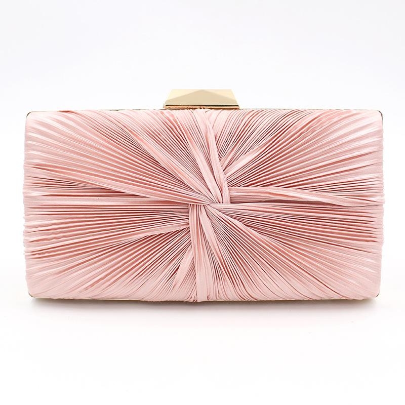 Magtfulde Afrika Drastisk Pink Clutch Pleats Evening Clutch Bags | Baginning