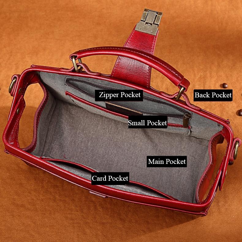 Pocket organizer leather small bag Louis Vuitton Khaki in Leather