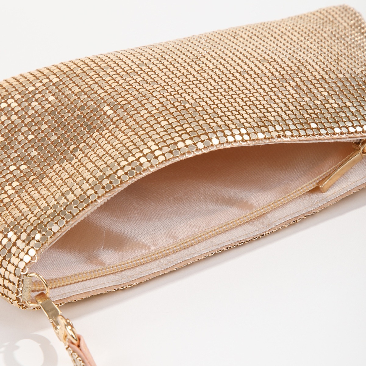 womenacs Gold Glitter Evening Dress Portfolio Clutch Bag - Trendyol
