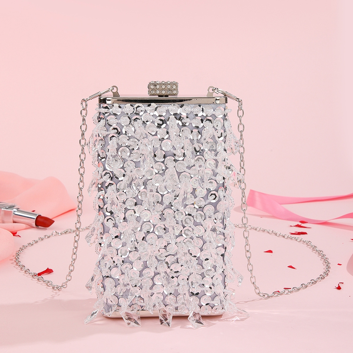 Swarovski Crystal Bag | Fancy purses, Fancy handbags, Crystal bags