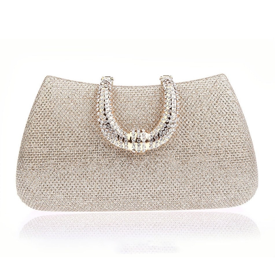 Ladies Silver Color Big Stones Clutch Purse Crystal Evening Bags for Women  Formal Party Cocktail Rhinestones Minaudiere Handbags - AliExpress