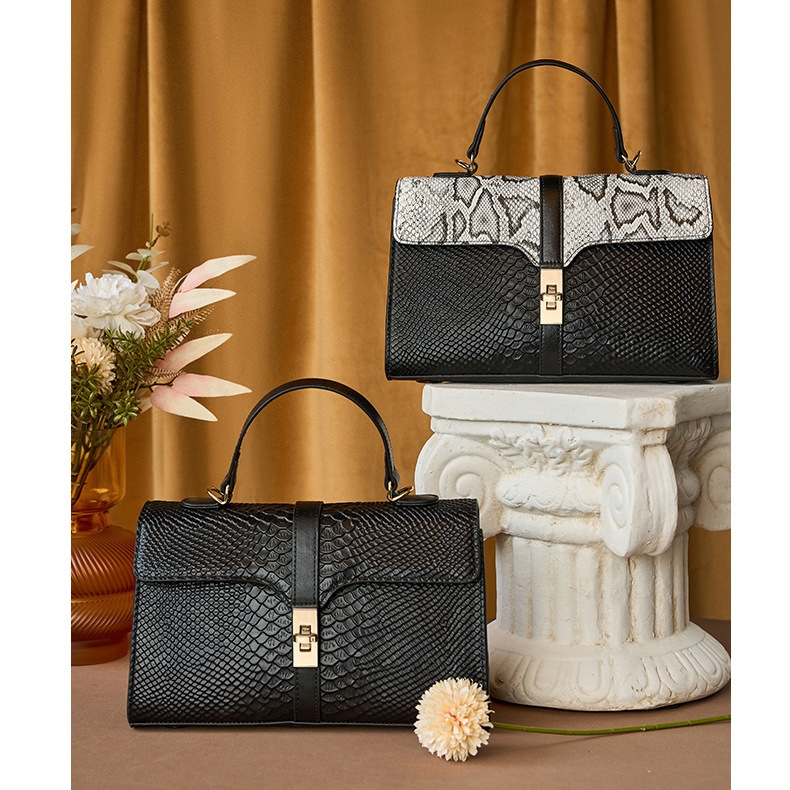 Rose Des Vents Mini Python - Women - Handbags