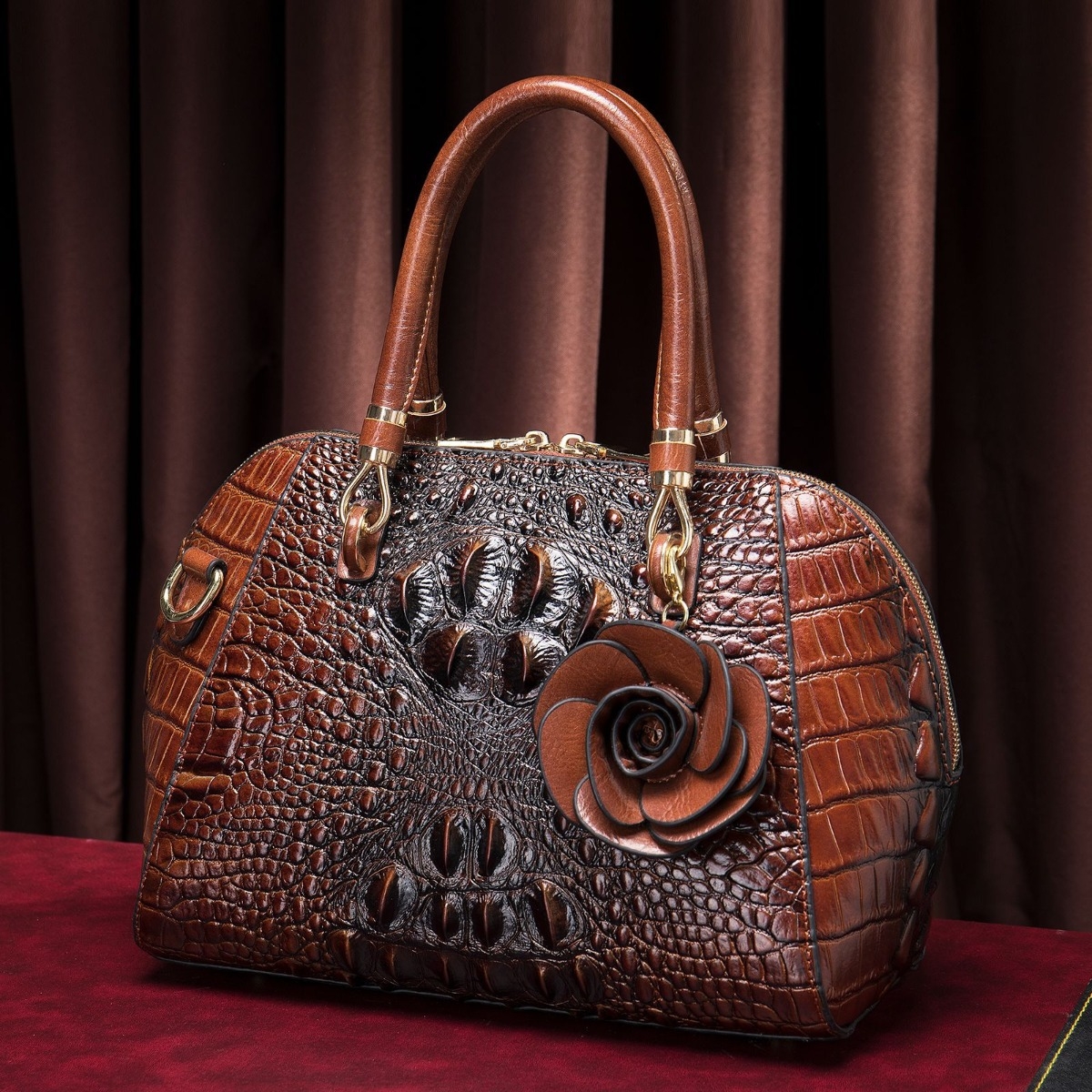 Women's Embossed Leather Handbags, Bags