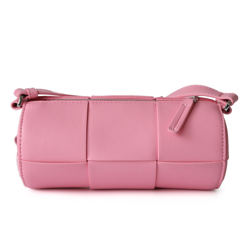 Pink Crossbody Bag With Wide Strap