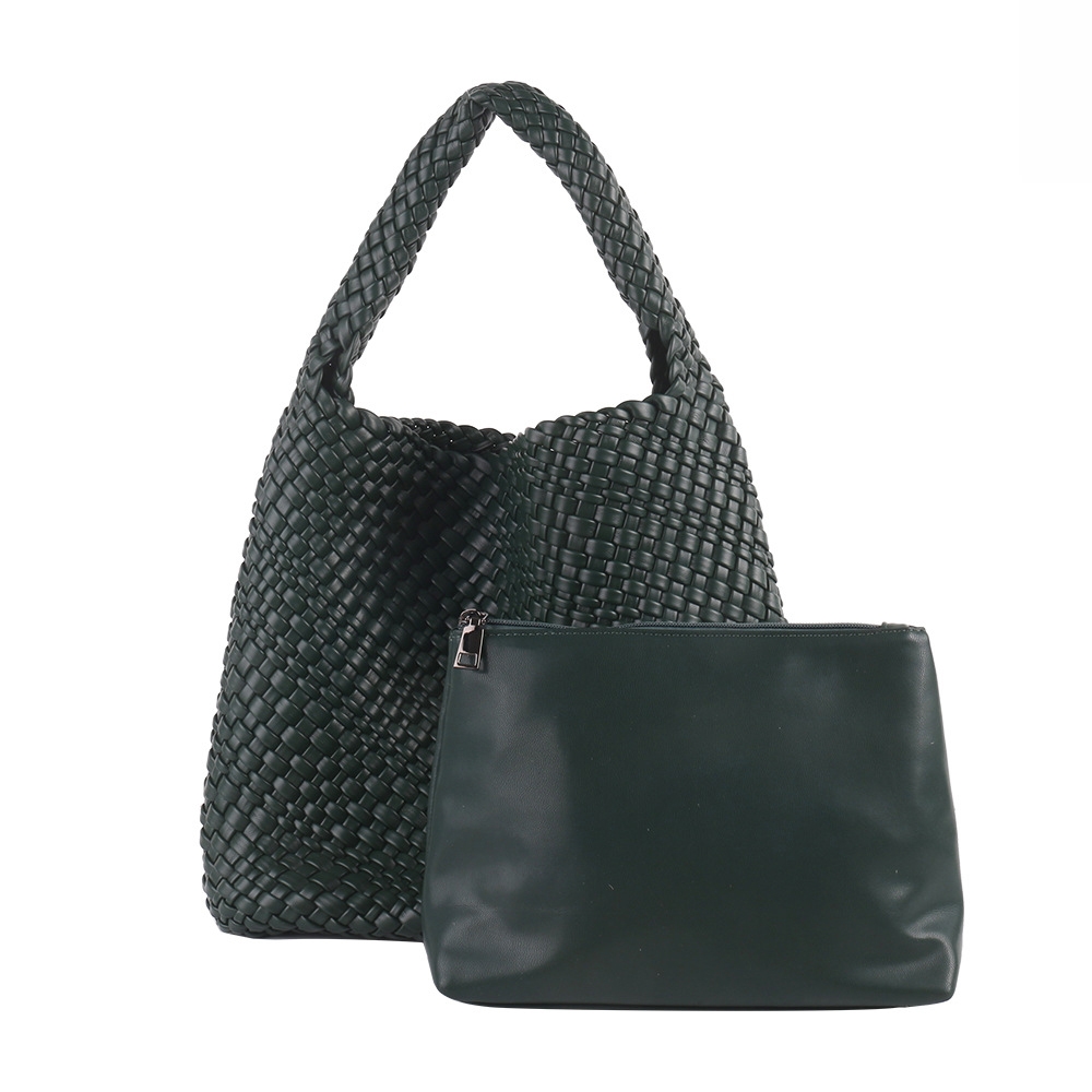 Cherie Quilted Chain Bag / Dark Green - Hello My Love