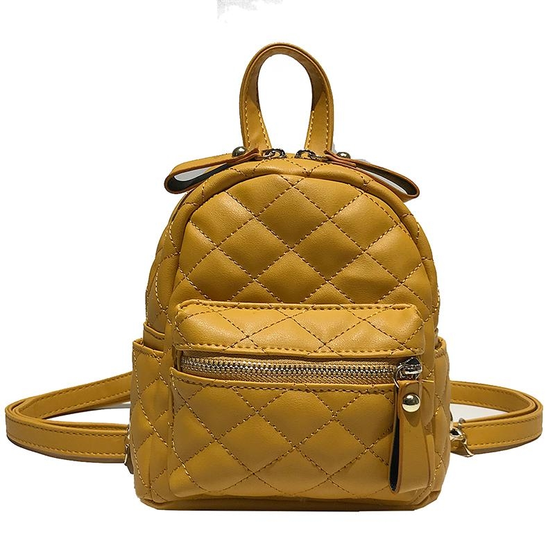 Buy online Yellow Backpack With White Handles from bags for Women by Lino  Perros for ₹749 at 50% off | 2024 Limeroad.com