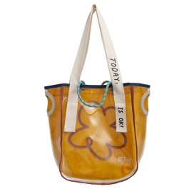Louis Vuitton transparent 2in1 tote bag, Women's Fashion, Bags