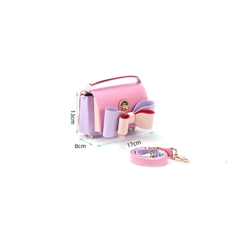 Pink Bow-Knot Kawaii Box Mini Bag